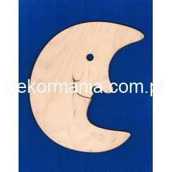 Księżyc  buźka  18x14cm